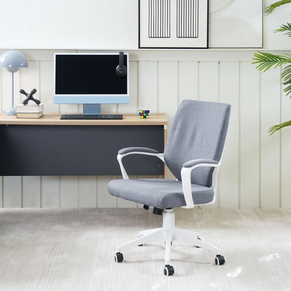 Malmo medium back chair dark grey discount